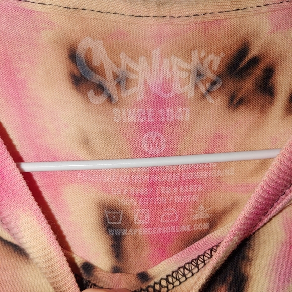 Gothic Pentagram Pastel Reverse Tie Dye Custom T- Shirt - Picture 3 of 4